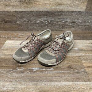 Dansko Honor Tan Pink Suede Walking Sneaker Women's size EU 39